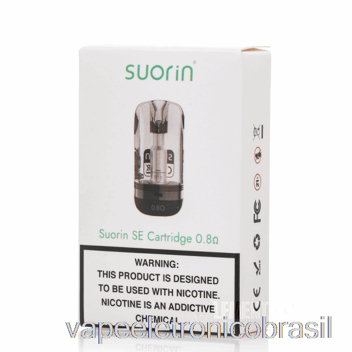 Vape Recarregável Suorin Se Pods De Substituição 0.8ohm Pods